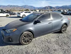 Salvage cars for sale at Mentone, CA auction: 2016 Toyota Corolla L