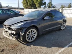 Salvage cars for sale at Rancho Cucamonga, CA auction: 2021 Tesla Model 3