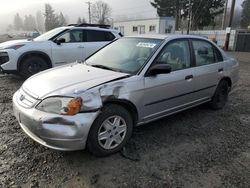 Salvage cars for sale at Graham, WA auction: 2003 Honda Civic DX