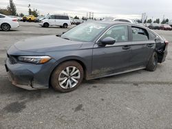 Salvage cars for sale at Rancho Cucamonga, CA auction: 2025 Honda Civic LX