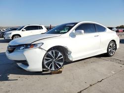 Salvage cars for sale at Grand Prairie, TX auction: 2017 Honda Accord EX