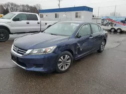 Salvage cars for sale at Ham Lake, MN auction: 2013 Honda Accord LX