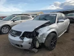 Salvage cars for sale at Brighton, CO auction: 2001 Audi A6 2.7T Quattro