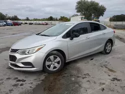 Salvage cars for sale at Orlando, FL auction: 2018 Chevrolet Cruze LS