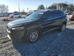 Salvage cars for sale from Copart Mebane, NC: 2019 Jeep Cherokee Latitude