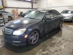 Salvage cars for sale at Nisku, AB auction: 2011 Mercedes-Benz C 350 4matic