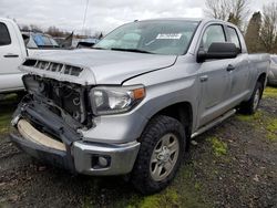 Salvage cars for sale at Portland, OR auction: 2018 Toyota Tundra Double Cab SR