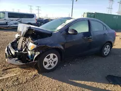 Salvage cars for sale at Elgin, IL auction: 2016 Chevrolet Sonic LS