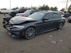 Salvage cars for sale at Denver, CO auction: 2018 BMW 540 I