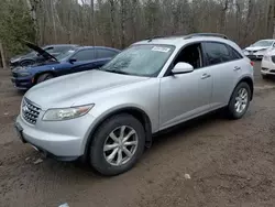 Salvage cars for sale at Cookstown, ON auction: 2006 Infiniti FX35