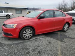 Salvage cars for sale at Grantville, PA auction: 2014 Volkswagen Jetta Base