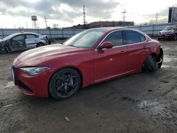 Vehiculos salvage en venta de Copart Chicago Heights, IL: 2017 Alfa Romeo Giulia TI Q4