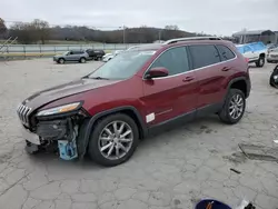 Salvage SUVs for sale at auction: 2018 Jeep Cherokee Limited