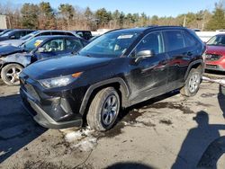 Salvage cars for sale at Exeter, RI auction: 2021 Toyota Rav4 LE