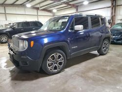 Jeep salvage cars for sale: 2017 Jeep Renegade Limited