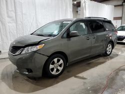 Salvage cars for sale from Copart Leroy, NY: 2011 Toyota Sienna LE