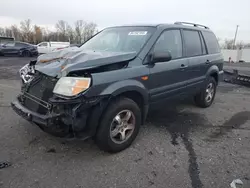 Salvage cars for sale at Portland, OR auction: 2006 Honda Pilot EX