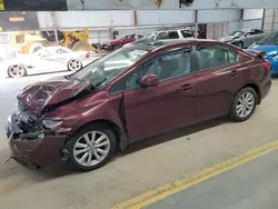 Salvage cars for sale from Copart Mocksville, NC: 2012 Honda Civic EX