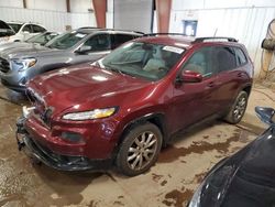 Jeep salvage cars for sale: 2018 Jeep Cherokee Latitude