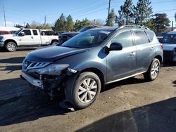 Salvage cars for sale at Denver, CO auction: 2014 Nissan Murano S