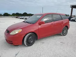 Salvage cars for sale at Homestead, FL auction: 2003 Toyota Corolla Matrix XR