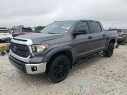 Salvage cars for sale at Houston, TX auction: 2018 Toyota Tundra Crewmax SR5