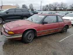 Buick salvage cars for sale: 1990 Buick Regal Custom