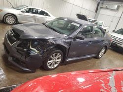 Salvage cars for sale at Franklin, WI auction: 2014 Subaru Legacy 2.5I Premium