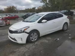 Salvage cars for sale at Shreveport, LA auction: 2017 KIA Forte LX