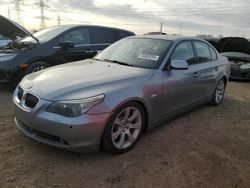 BMW salvage cars for sale: 2006 BMW 550 I