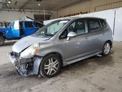 Honda salvage cars for sale: 2008 Honda FIT Sport