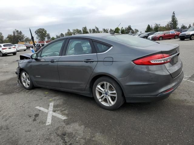 2018 Ford Fusion SE Hybrid