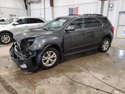 Salvage cars for sale at Franklin, WI auction: 2017 Chevrolet Equinox LT