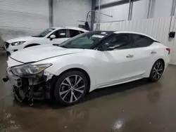 Vehiculos salvage en venta de Copart Ham Lake, MN: 2018 Nissan Maxima 3.5S