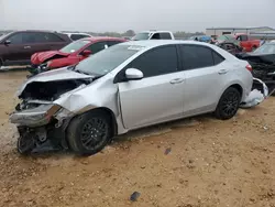 Salvage cars for sale at San Antonio, TX auction: 2017 Toyota Corolla L