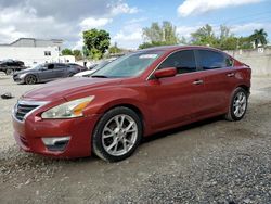 Nissan Altima 2.5 salvage cars for sale: 2013 Nissan Altima 2.5