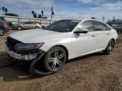 Salvage cars for sale at Mercedes, TX auction: 2021 Honda Accord Touring