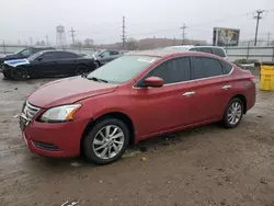 Salvage cars for sale at Chicago Heights, IL auction: 2015 Nissan Sentra S