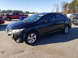 Salvage cars for sale from Copart Dunn, NC: 2014 Honda Civic LX