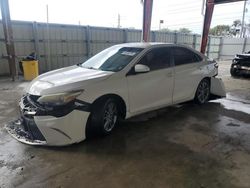 Salvage cars for sale at Homestead, FL auction: 2015 Toyota Camry LE