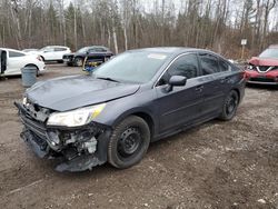 Salvage cars for sale at Cookstown, ON auction: 2016 Subaru Legacy 2.5I