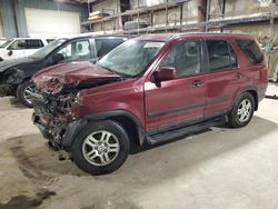 Salvage cars for sale at Eldridge, IA auction: 2004 Honda CR-V EX