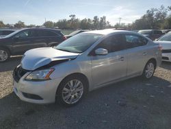 Salvage cars for sale from Copart Riverview, FL: 2013 Nissan Sentra S