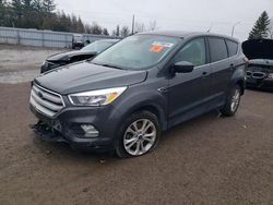 Vehiculos salvage en venta de Copart Bowmanville, ON: 2019 Ford Escape SE