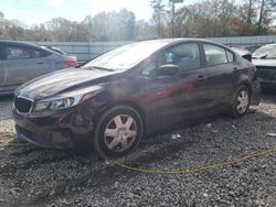 Salvage cars for sale at Augusta, GA auction: 2018 KIA Forte LX