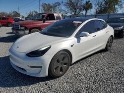 Tesla Model 3 salvage cars for sale: 2021 Tesla Model 3