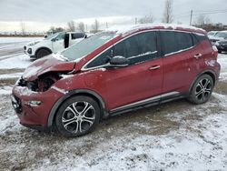 Salvage cars for sale at Montreal Est, QC auction: 2019 Chevrolet Bolt EV Premier