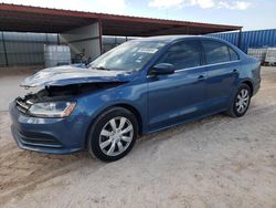 Salvage cars for sale at Andrews, TX auction: 2017 Volkswagen Jetta S