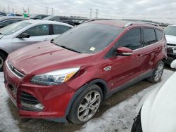 Salvage cars for sale from Copart Elgin, IL: 2014 Ford Escape Titanium