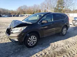 Salvage cars for sale at North Billerica, MA auction: 2015 Honda CR-V EX